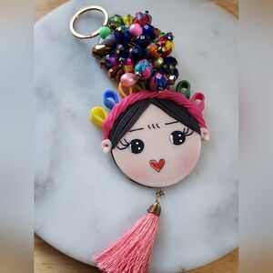 Colorful Handmade  Keychain with Tassel